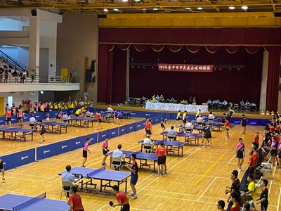 台中市長盃桌球錦標賽開打  逾千人連3天較勁