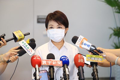 市長盧秀燕今(1)日接受媒體訪問