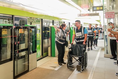 台中捷運綠線初勘模擬演練