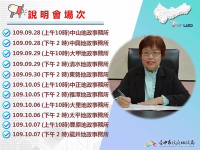 110年公告土地現值說明會將開跑  廣納各界意見