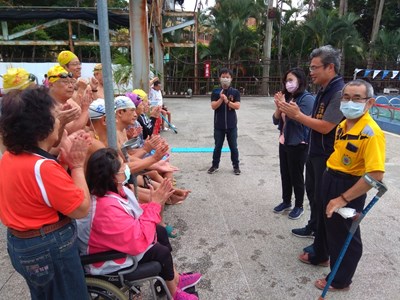 全國身障運動會台中泳隊集訓　運動局長鼓勵再創佳績