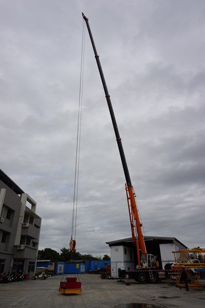 移動式起重機進行吊掛作業