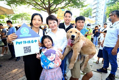 中市文創市集響應世界動物日　盧市長籲愛護動物尊重生命