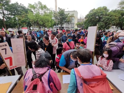 逾600民眾熱情開走