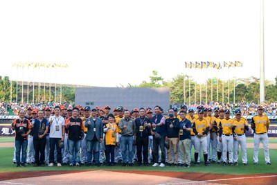 職棒總冠軍戰第2場 洲際多功能中心超大螢幕連線直播