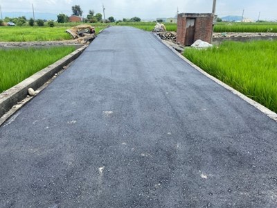 大安區農路施工後