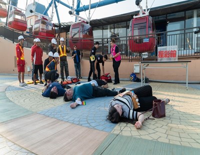 為遊客旅遊安全把關  中市府舉辦觀光遊樂業安全講習及緊急疏散演練