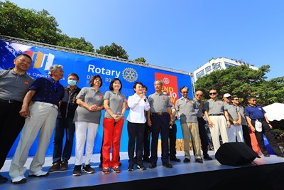 扶輪日熱閙登場　盧市長感謝熱心公益讓台中更美好