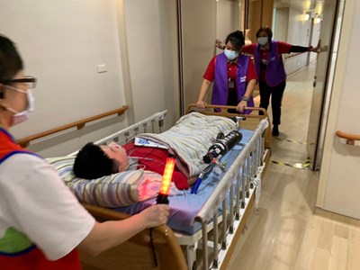 109年度「夜間實地災害情境模擬演練」1