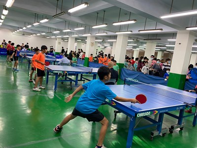 「2020年台中市乒乓球協會理事長盃乒乓球錦標賽」今(6)日在忠明高中體育館盛大開打