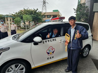 中市府新購巡邏車輛  提高龍井守望相助隊巡守效能