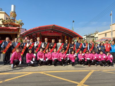 福田宮慶成祈安入火安座安龍奠土大典  黃副市長出席祈福