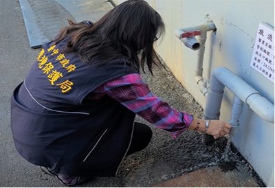 一查獲水質異常，環保局立即派員查核