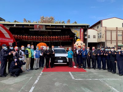 大雅區強化守望能量 中市府補助員林里添購全新巡邏車