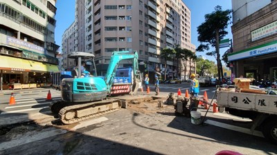 北區永興街與健行路天然氣外洩 中市府緊急因應處理