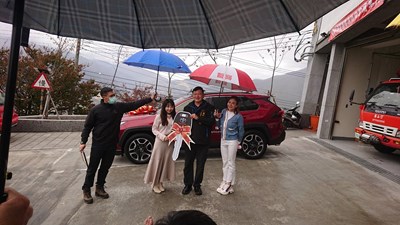 善盡企業社會責任   碩為科技公司捐消防警備車