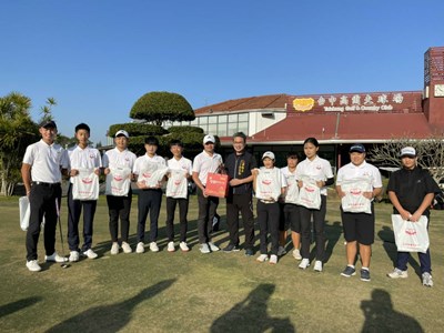 備戰全國運選拔賽 運動局長關心高球選手培訓狀況