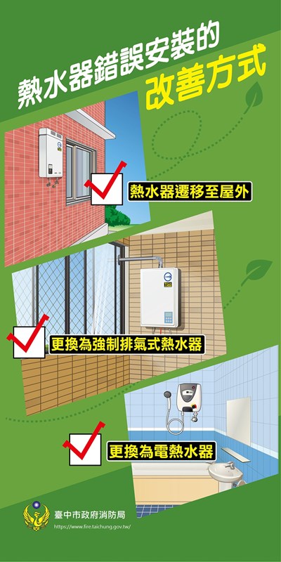 熱水器正確安裝方式