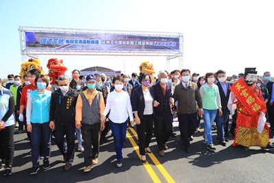 「國道三號烏日交流道聯絡道延伸至芬園段新闢工程延伸段」通車祈福典禮1