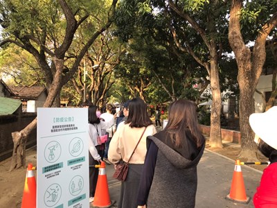 歡迎來走春！  中市光復新村、審計新村落實防疫不馬虎