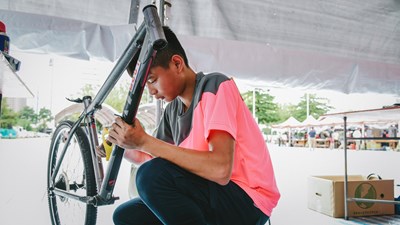 自行車組裝職類競賽實況