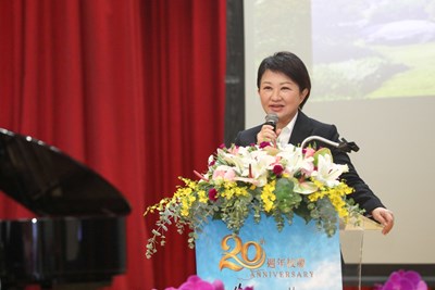 亞洲大學校慶大會 盧市長賀20歲生日快樂