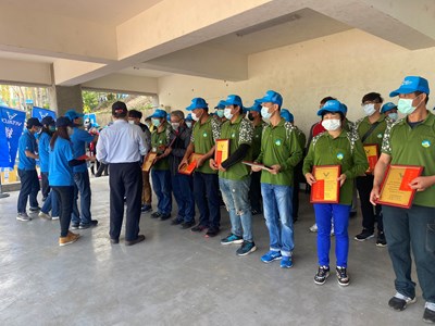 維他露基金會表揚中市29位清潔人員