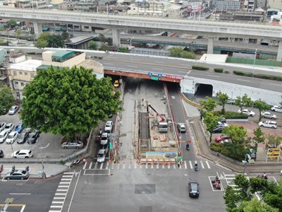 填平進度超前 427起國光路地下道及建國南北路禁止通行