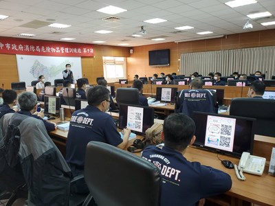 強化消防安檢 中市危管訓練班首開訓