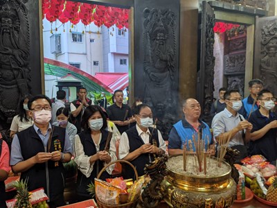 西屯武兌宮五路武財神聖誕  民政局長祝壽為市民祈福