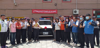 強化巡守能量  中市府補助西屯何安里添購巡邏車