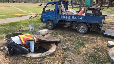 祥順運動公園修復地下水井