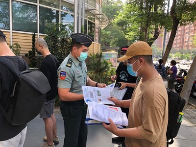 中市役男請留意！ 全國三級警戒延長 7月12日前役男徵兵作業暫停(資料照片)