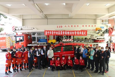 守護市民  中市台中地區農會捐贈消防警備車
