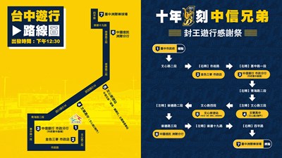 中信兄弟封王感謝祭路線曝光  121212一起前進洲際棒球場