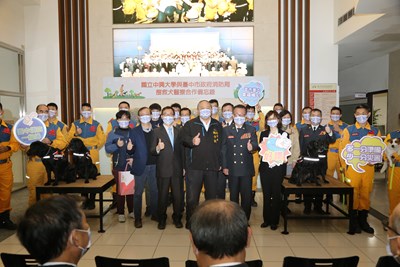 全台首創搜救犬專屬獸醫團隊 陳副市長：緊急醫療更有保障