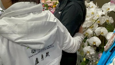 盧市長慰問第三分局偵查佐家屬