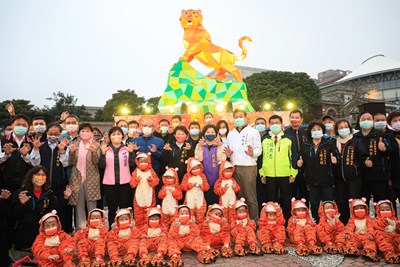 台中元宵燈會清水燈區今晚開幕  盧市長邀民共賞璀璨花燈