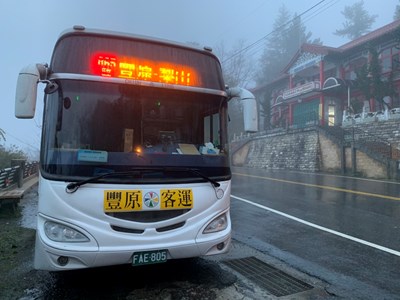 中橫便道中斷   中市865路公車今起改道行駛