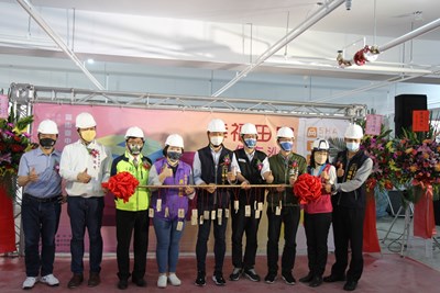 沙田路立體停車場上梁  預計8月底完工