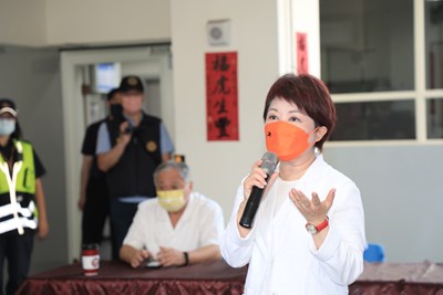 中市提高消防預算強化戰力 盧市長視察太平消防分隊新廳舍