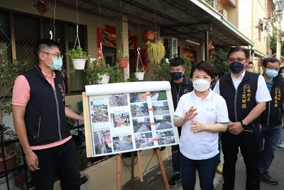 排水工程奏效 盧市長再度訪視烏日成功社區