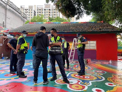 虹眷村牆面遭惡意破壞 毀損公有財產市府決不寬貸 照片1