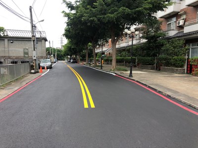 打造優質道路 中市豐原角潭路燙平完工