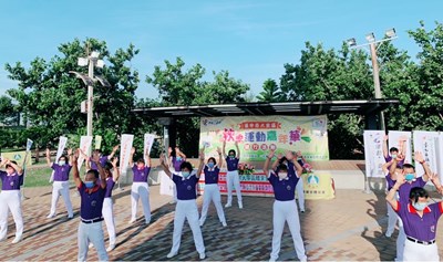 台中市大安區秋季運動嘉年華活動氣功表演