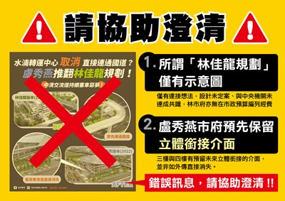 訛傳水湳轉運中心取消連接國道設計 中市府闢謠：已預留銜接空間