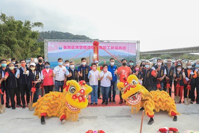 排除萬難！中市埤豐橋改建開工  盧市長：給山城一條安全回家的路