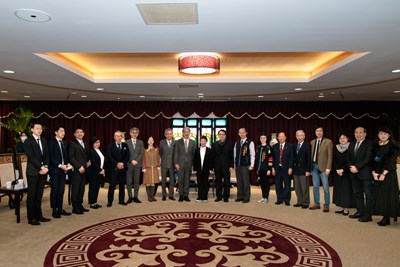 日本近畿大學校長細井美彥一行拜會台中市政府