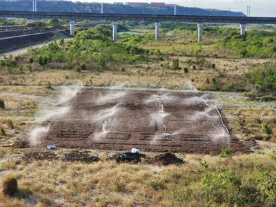 因應強風特報抑制河川揚塵 中市環保局啟動AI智慧水線