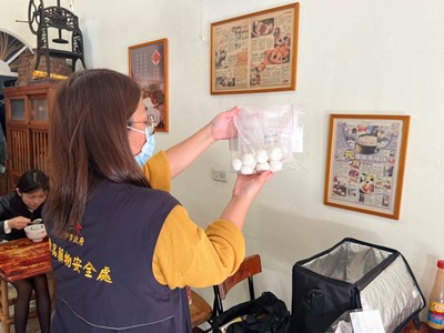 中市食安處抽驗應景元宵湯圓與食材